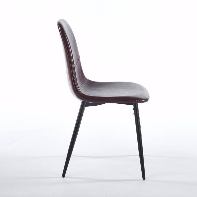 Modern Dining Chair with Durable Design, Easy-Clean Surface and Simple Assembly for Kitchen or Office