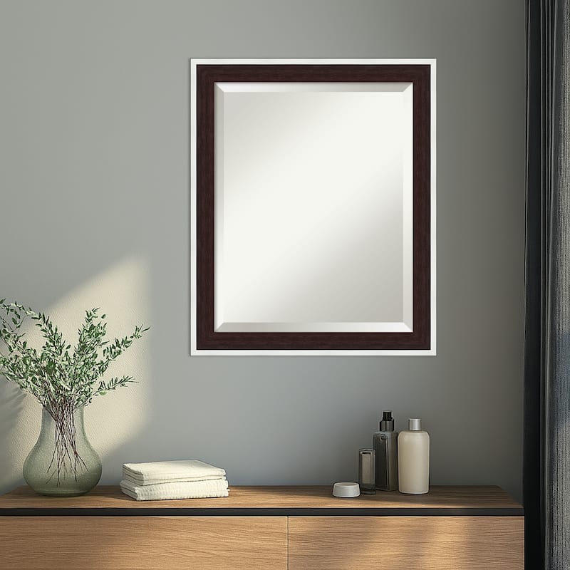 Maya Beveled Framed Wall Mirror