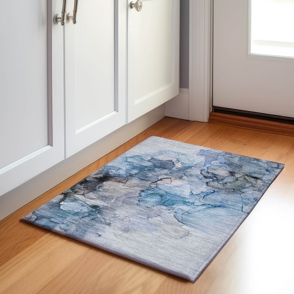 Premium Washable Super Soft Contemporary Watercolor Mayfield Rug