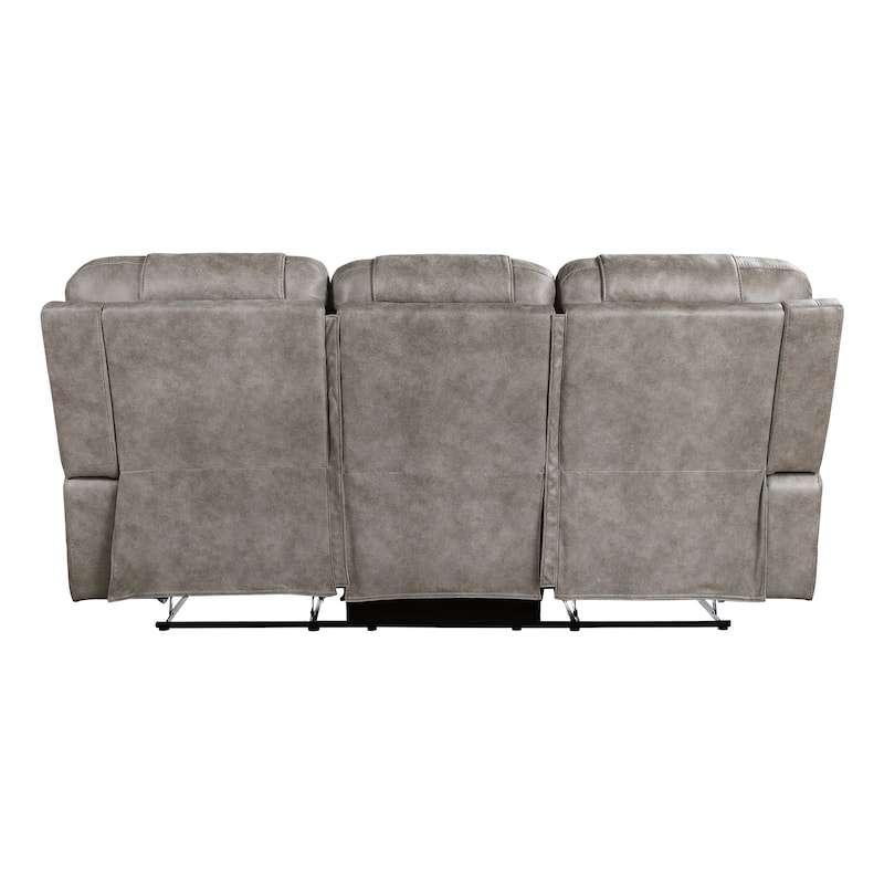 Fremont & Park Gerald 2-Piece Microfiber Manual Reclining Sofa Set - Tab Pull Motion