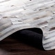 preview thumbnail 20 of 41, Hand-Crafted Euclid Viscose & Hair-on-hide Area Rug