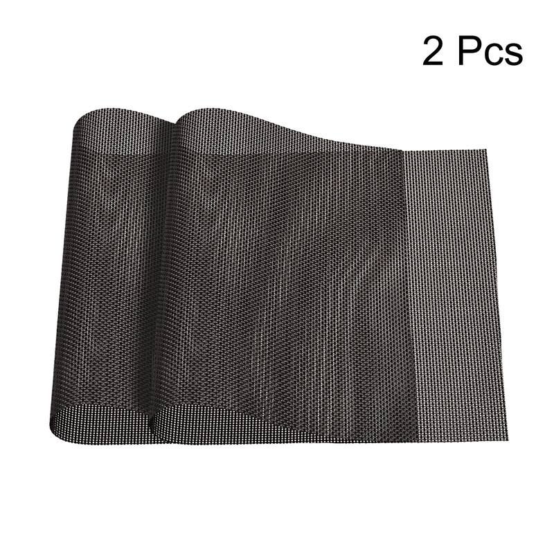 Place Mats, 450x300mm Table Mats Set of 2 PVC Washable Woven Placemat