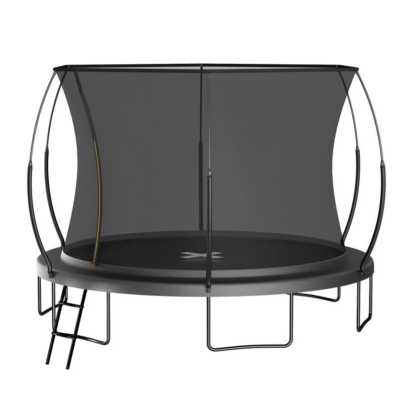 14FT Springfree Trampoline Bungee Jumping No Gap Safety Net for Outdoor