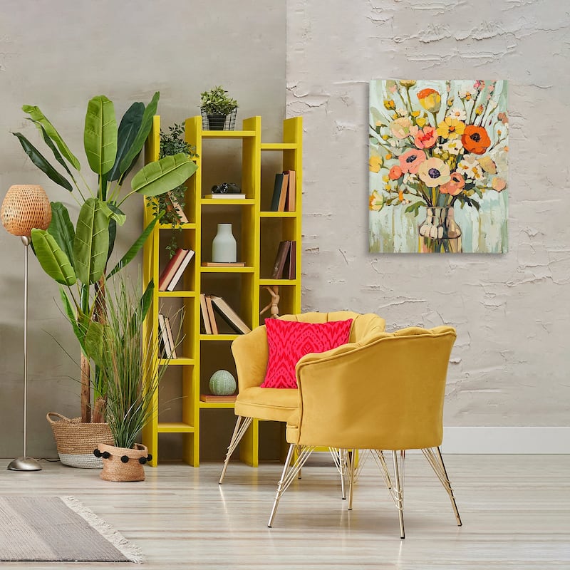 Stupell Painterly Bouquet Arrangement Canvas Wall Art Design By Franklyn Gregory