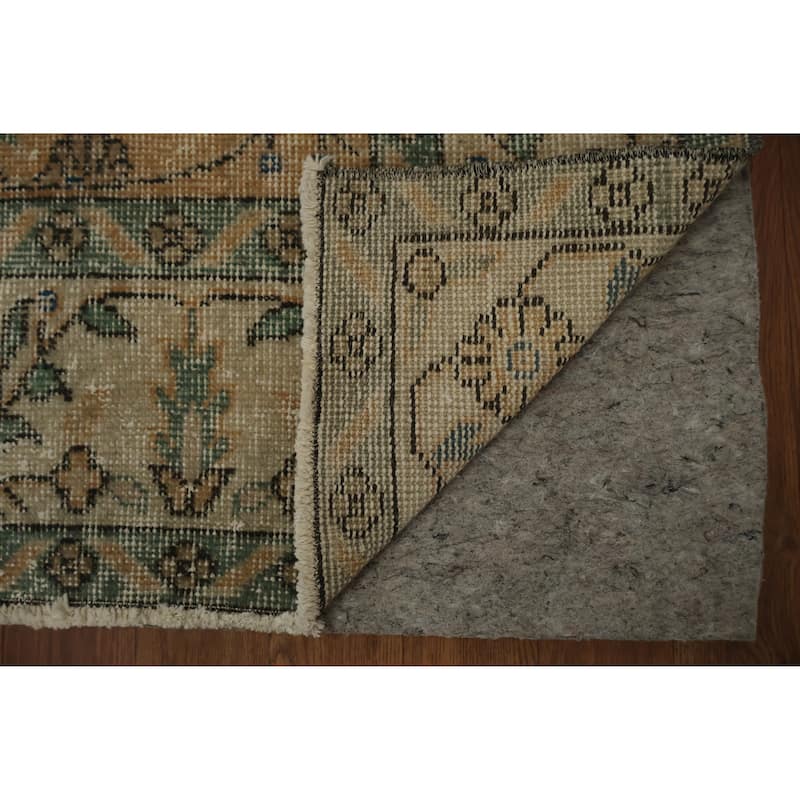 Hand Knotted Oriental 100% Wool Carpet Transitional Floral Oranges & Rust Anatolian Area Rug - 6' 10'' X 3' 8''