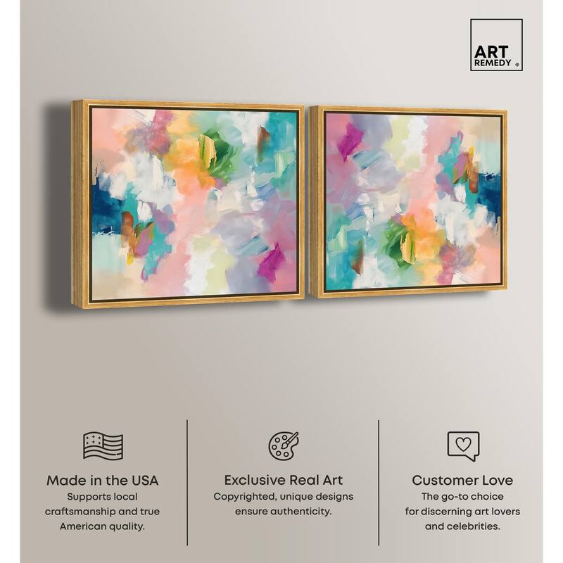 Cat Deco Canvas by Art Remedy