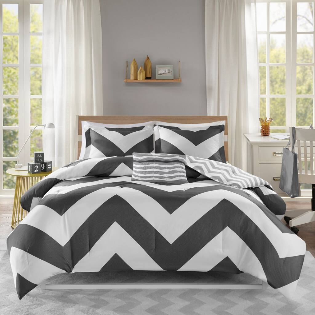 Mi Zone Aries Black Comforter Set