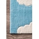 preview thumbnail 16 of 22, Nuloom Handmade Modern Clouds Pattern Kids Area Rug