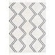 preview thumbnail 8 of 49, Well Woven Kennedy Reeve Modern Chevron Pattern Area Rug 3'11" x 5'3" - Grey Ivory