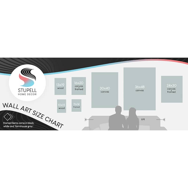 Stupell Kitchen Conversion Chart Farmhouse Metrics to Imperial Units Canvas Wall Art - Grey