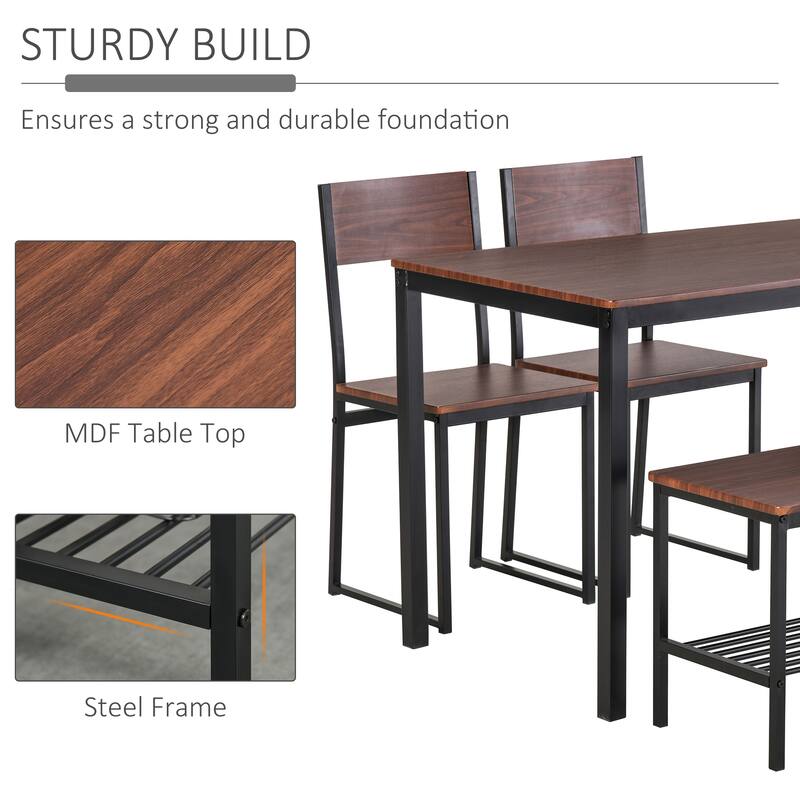 4 Piece Dining Room Table Set