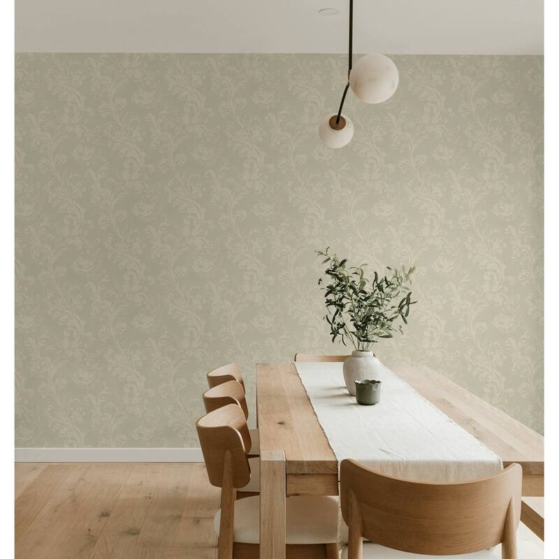 Seabrook Designs Brutus Acanthus Unpasted Wallpaper