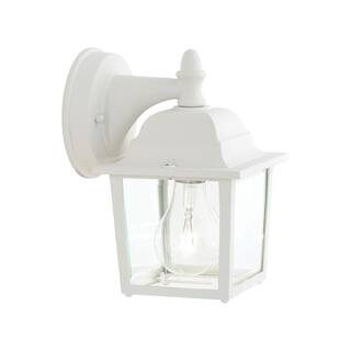 Elk Home Hawthorne Matte White With Clear Glass 1 Light Wall Sconce