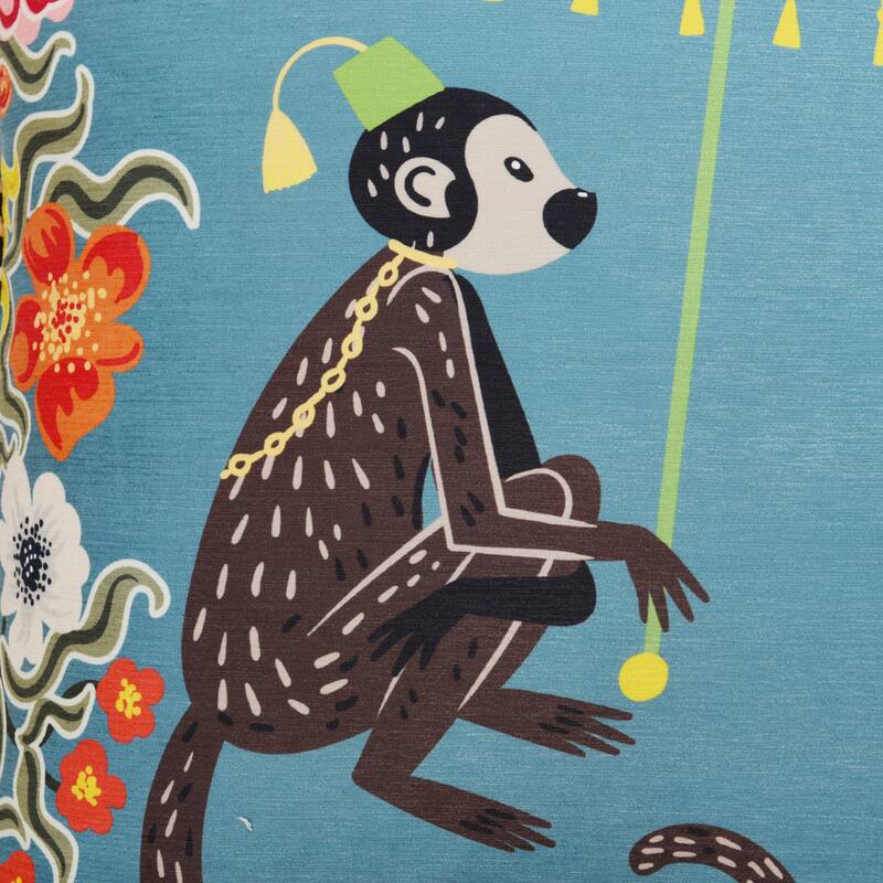 StyleCraft Maharaja Monkey Left Side Throw Pillow