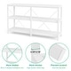 preview thumbnail 13 of 19, Rustic Console Sofa Table, 3 Tiers Industrial Narrow Long Sofa Table