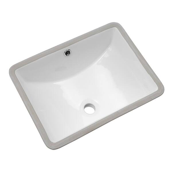 Shop 18 X 14 Rectangle Undermount Bathroom Sink Overstock 31796140