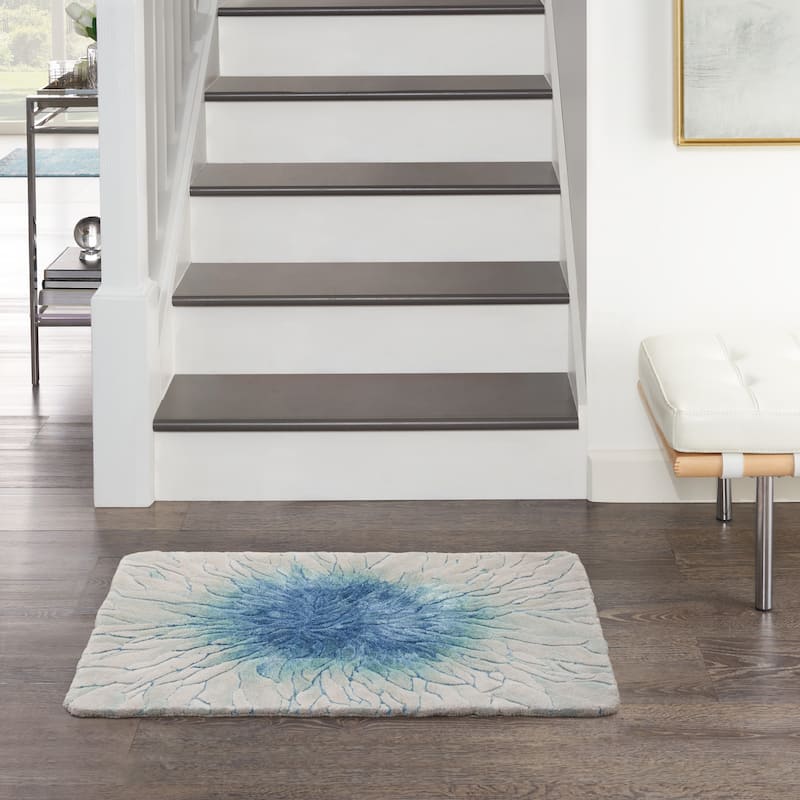 Nourison Prismatic Indoor only Floral Wool Area Rug