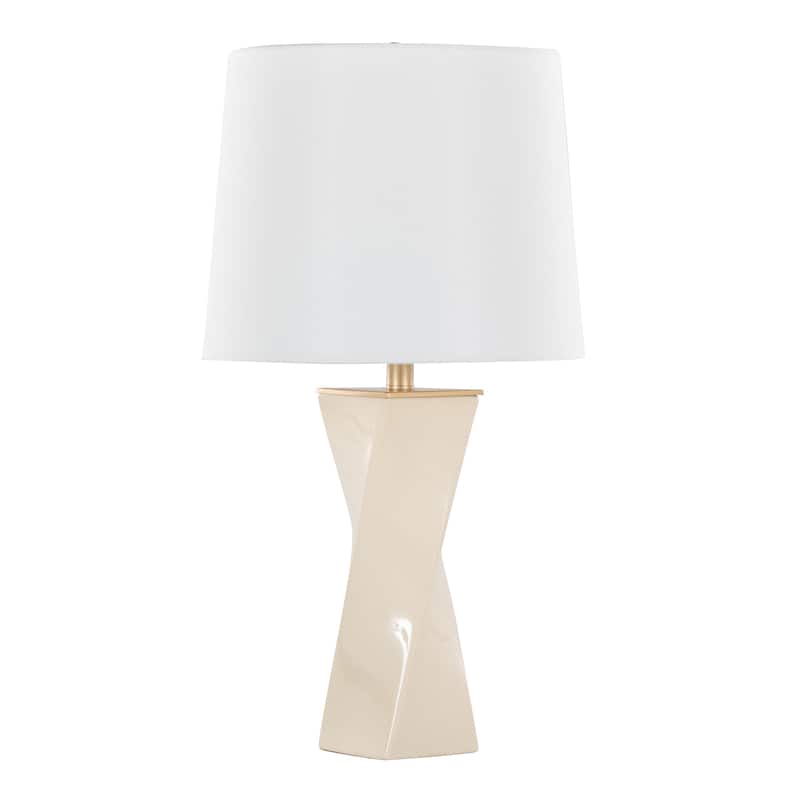 Porch & Den Sauda Square 27" Ceramic Table Lamp