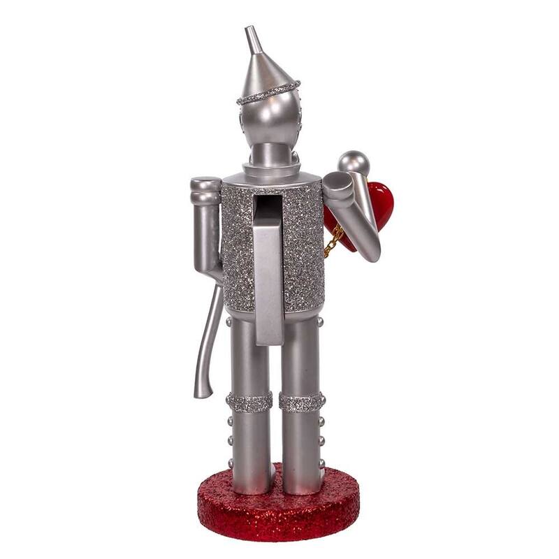Kurt Adler 10-Inch Wizard of Oz™ Tinman Nutcracker - Silver