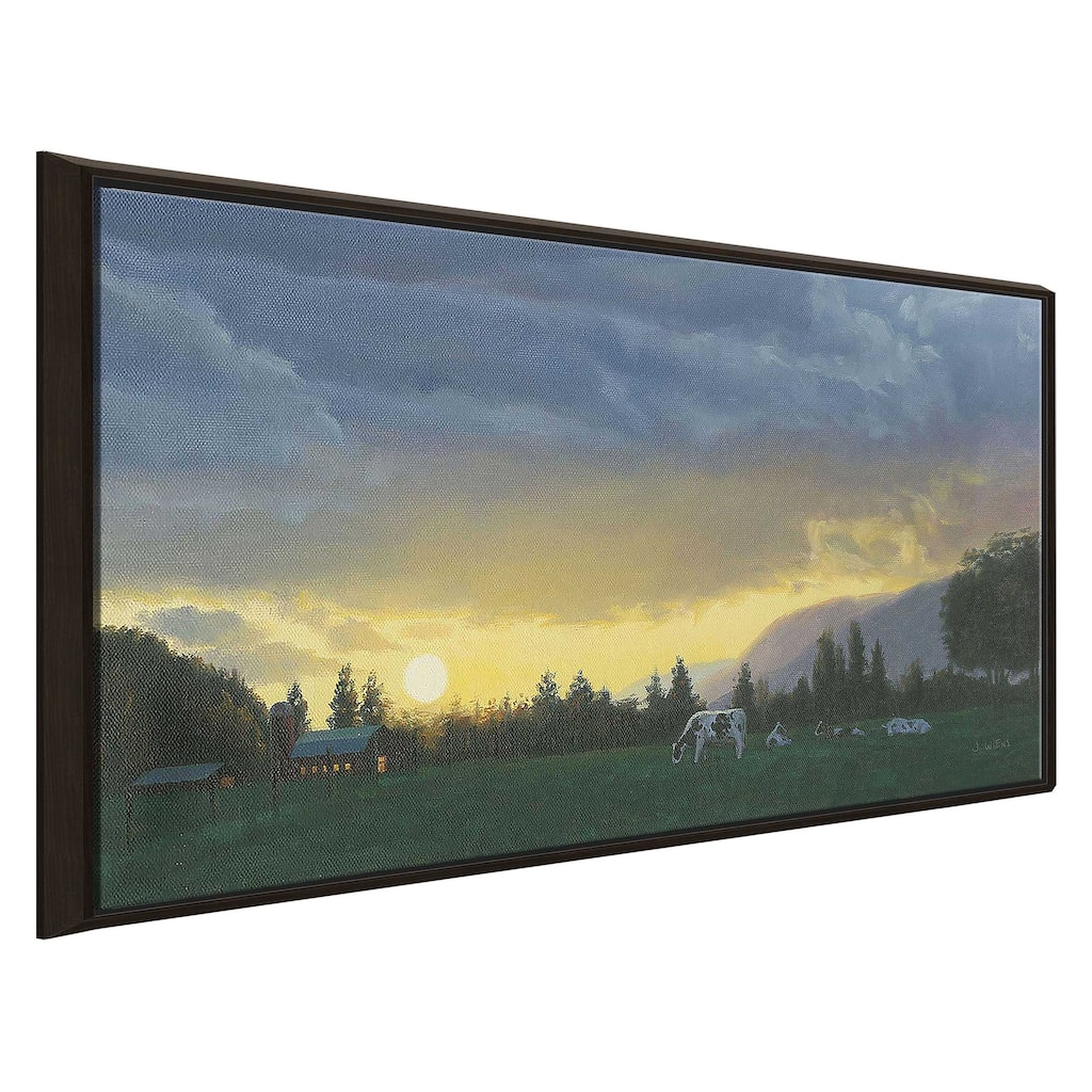 "Farm Life II" Print on Floating Canvas
