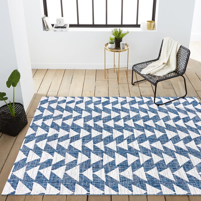 JONATHAN Y Marokko Modern Tribal Geometric Indoor/Outdoor Area Rug