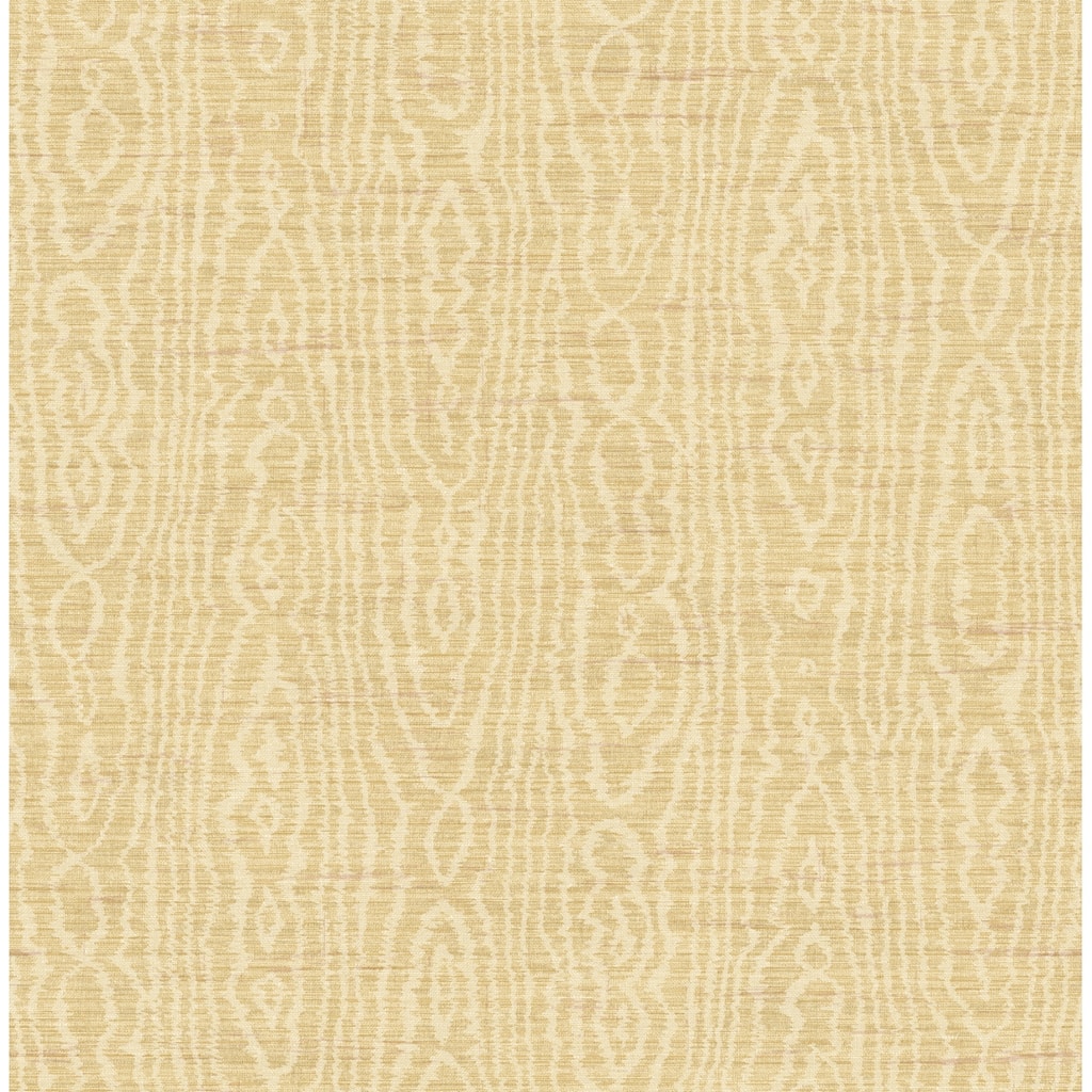 Seabrook Designs Charmaine Faux Wood Unpasted Wallpaper