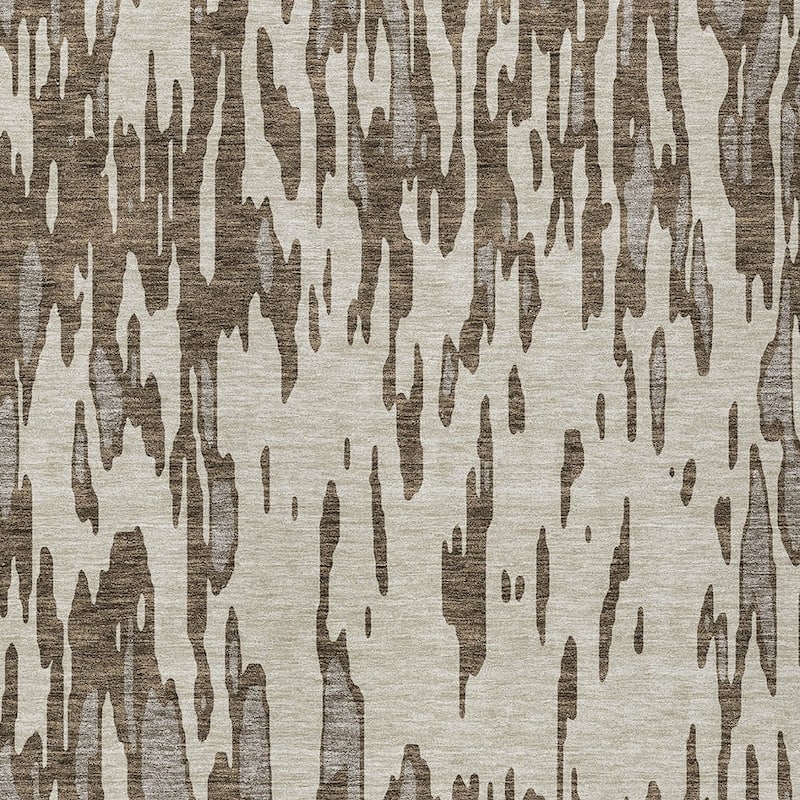 HomeRoots Abstract Transitional Rectangle Outdoor Rug
