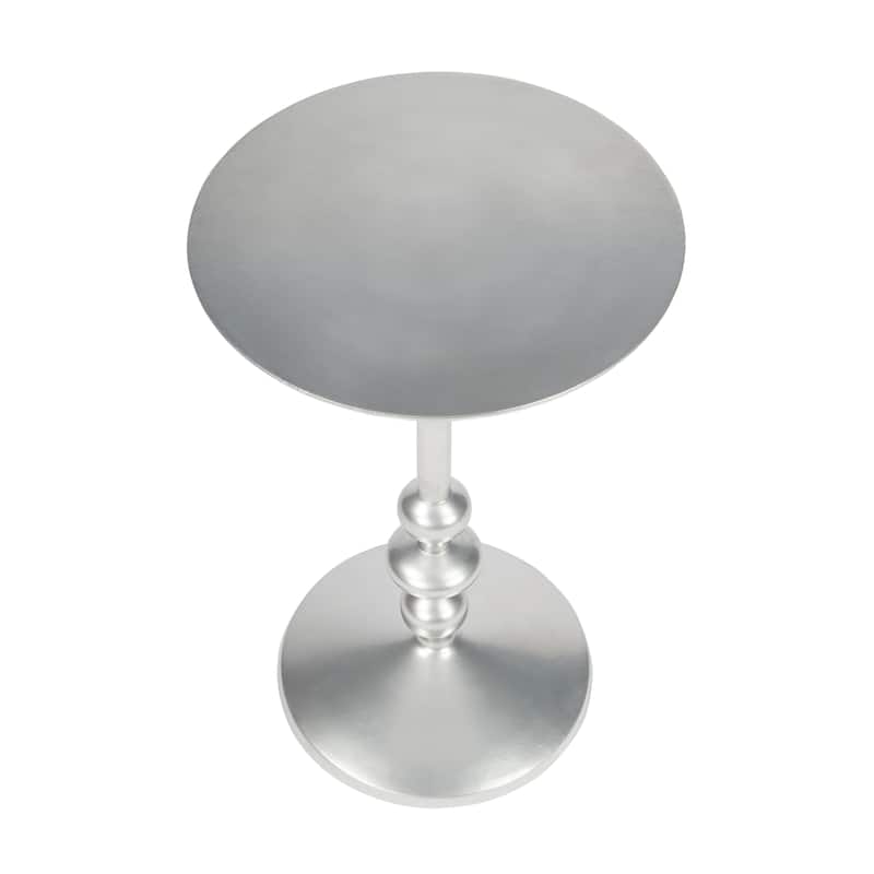 Zora Iron Pedestal Side Table