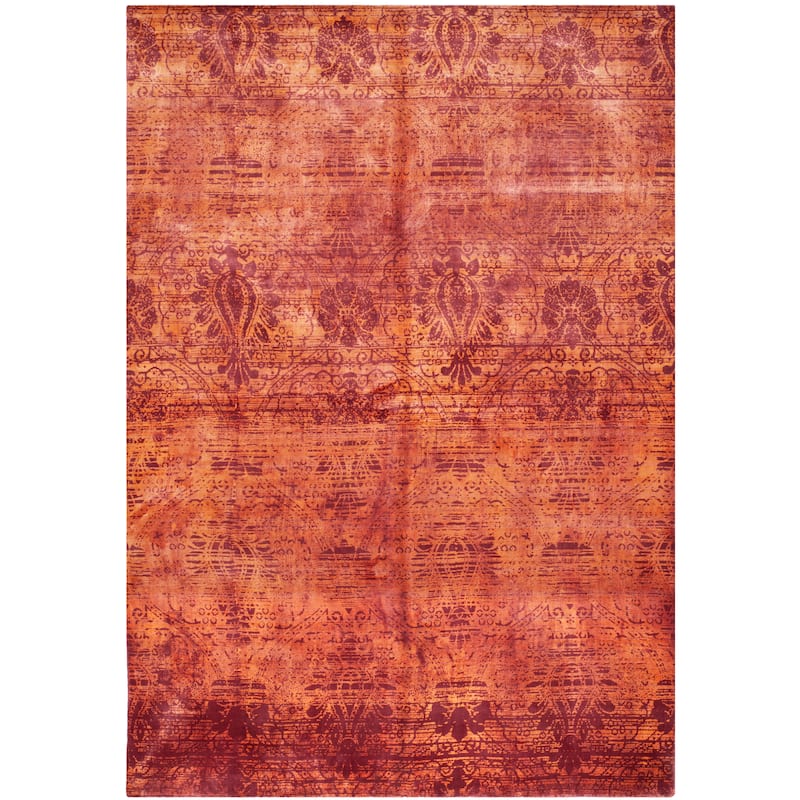 SAFAVIEH Couture Hand-knotted Tibetan Traudl Modern Wool Rug