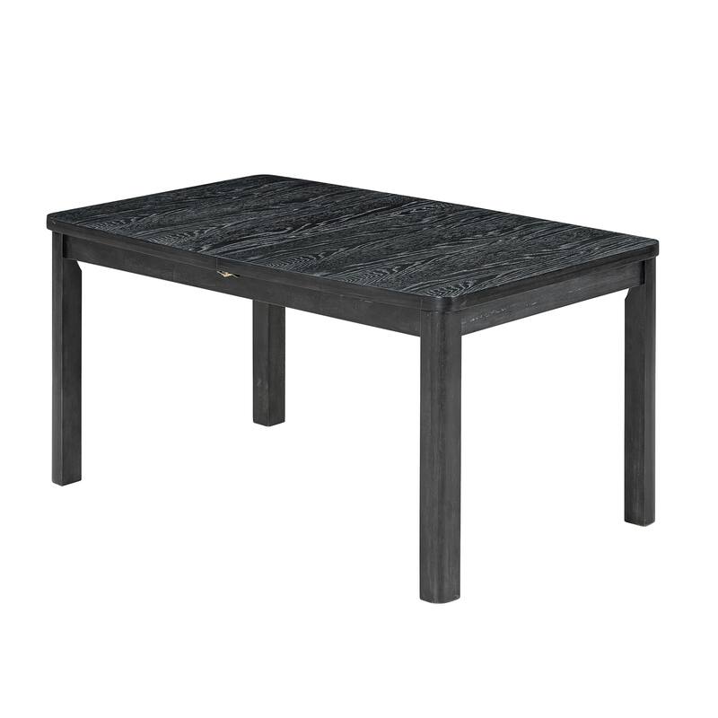 9 Pieces Extendable 84 inch Dining Table Set, 6 Upholstered Armless Dining Chairs and 2 Padded Arm Chairs