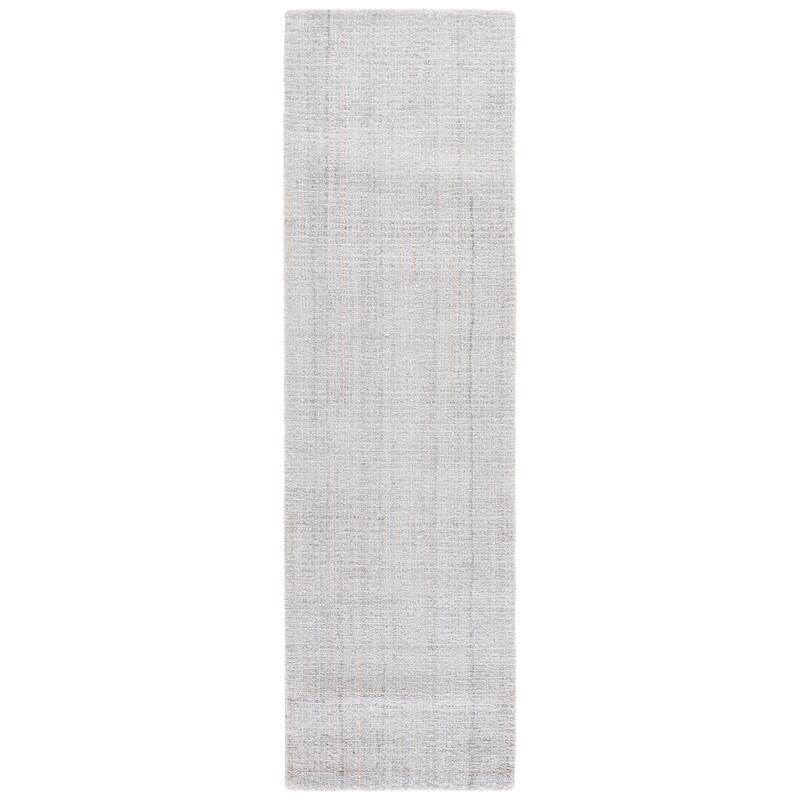 SAFAVIEH Handmade Renewal Linzee Modern Rug - 2'3" x 8' Runner - Grey/Ivory