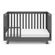 preview thumbnail 54 of 83, Storkcraft Beckett 3-in-1 Convertible Pine Wood Crib with Adjustable Height Mattress and Converts to Toddler Bed & Day Bed