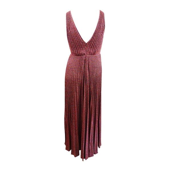 Jill Jill Stuart Women's Metallic Pleated Gown (10, Pink Multi) - Bed Bath  & Beyond - 41167814