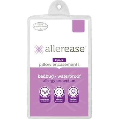 AllerEase Pillow Protector, Jumbo, 2-Pack - Bed Bath & Beyond - 22121783