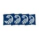 preview thumbnail 1 of 1, Salve Regina Seahawks Blue Cornhole Bags All-Weather Resin Filled