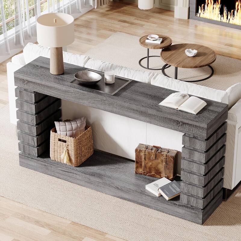 70.8 Inch Console Table Long Narrow Sofa Table for Entryway Living Room