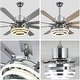 preview thumbnail 10 of 34, Bella Depot 72" Gold Large Ceiling Fan with Light and Remote 6-Speed Gold Modern Fandelier DC Motor