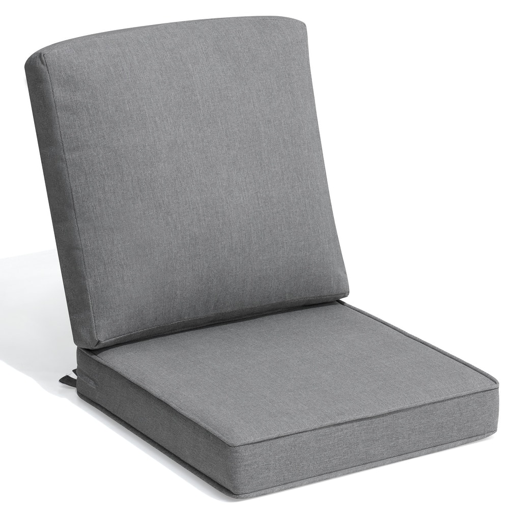 21 W x 22 D in. Deep Seat Outdoor Cushion Set by Crestlive Products