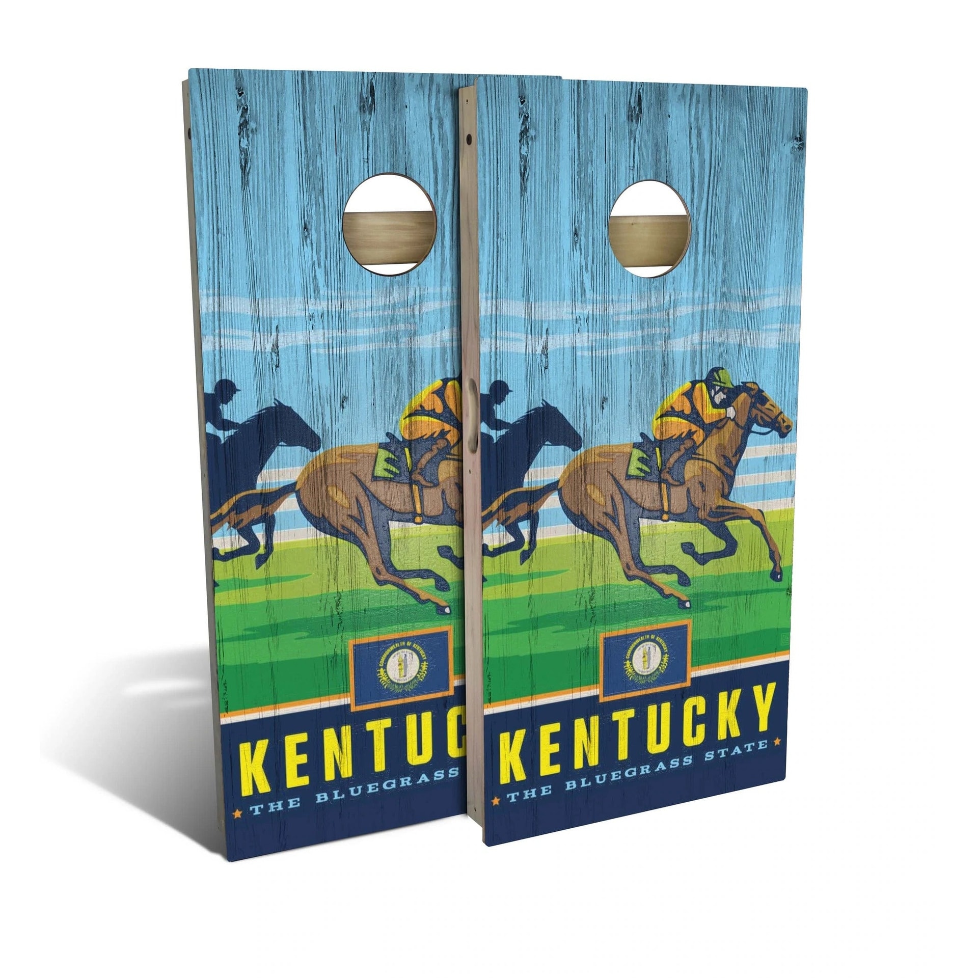 Kentucky State Pride Outdoor Cornhole Board Set