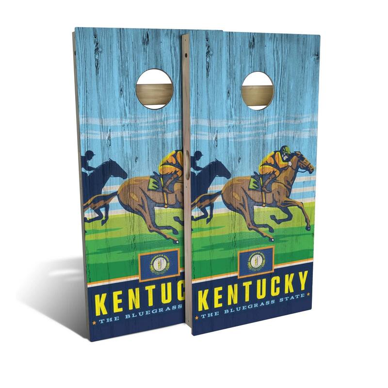 Kentucky State Pride Outdoor Cornhole Board Set