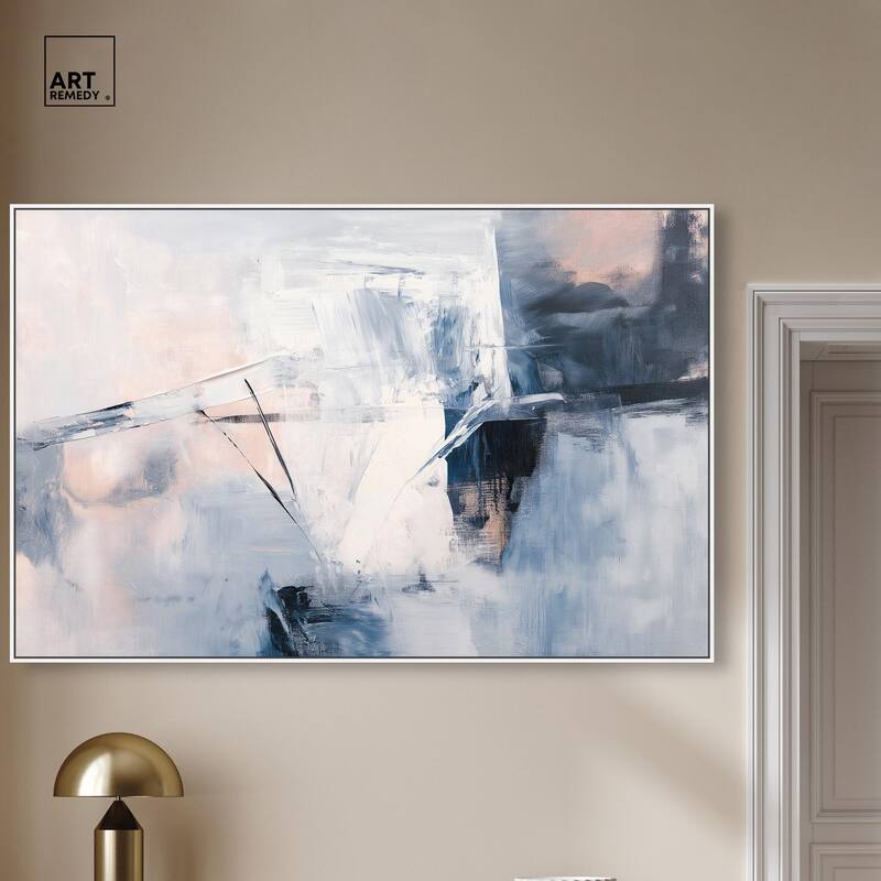Blue Rapture I Canvas by Art Remedy