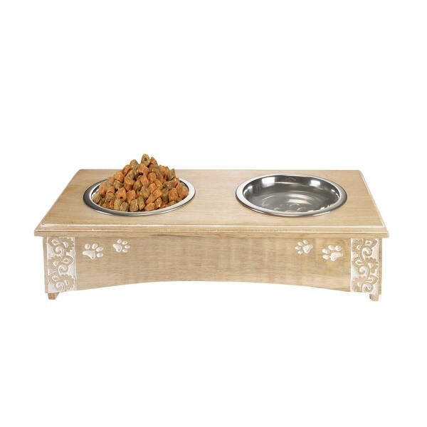 double pet feeder