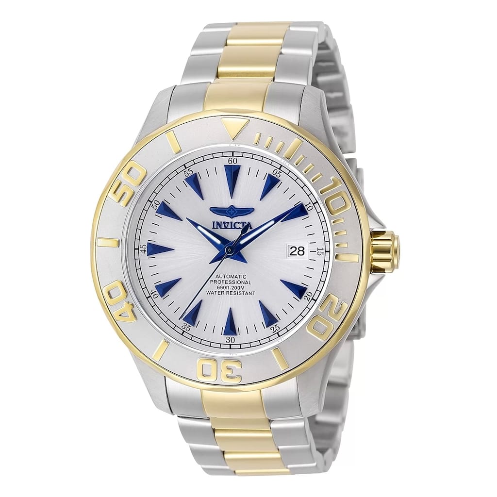 Invicta Men's 7036 Signature Automatic 3 Hand Silver Dial Watch