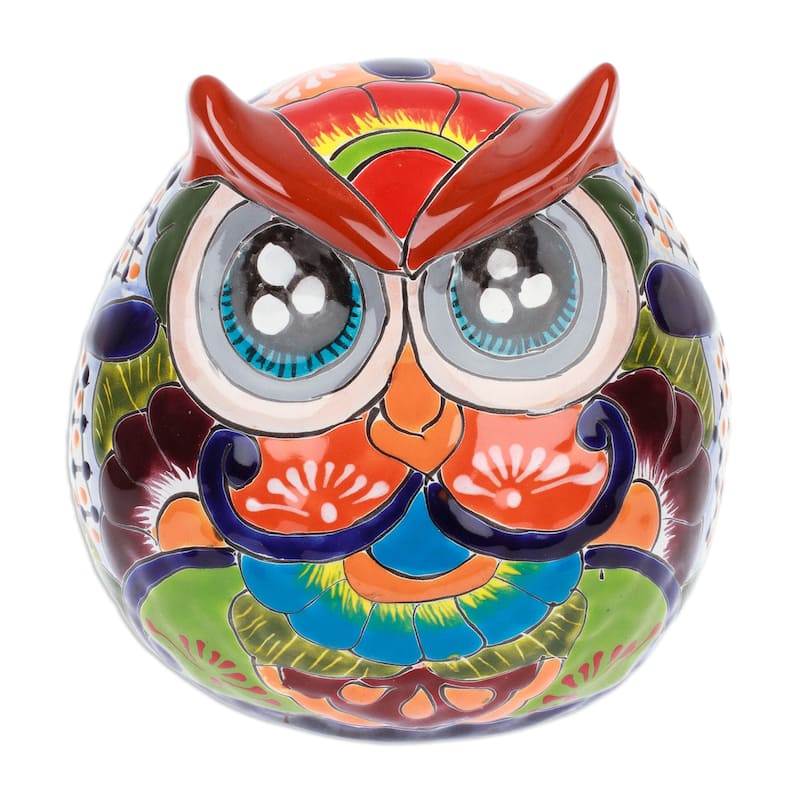 Novica Handmade Mystic Sweetie Ceramic Sculpture