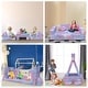 preview thumbnail 6 of 5, Kids Couch, 12PCS Modular Kids Play Couch with Blanket, Toddler Couch for Bedroom Playroom, Glow Effects Kids Sofa