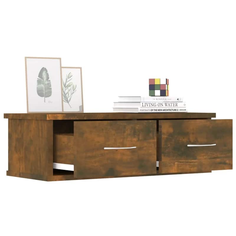 vidaXL Wall Cabinet Oak Engineered Wood Standard Wall Cabinet