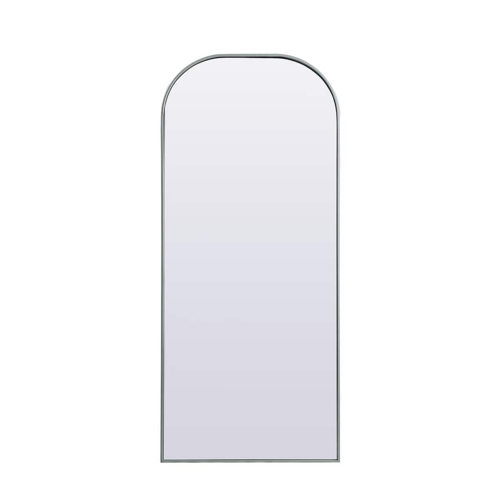 Indigo Home Metal Frame Arch Full Length Mirror 28x66 Inch