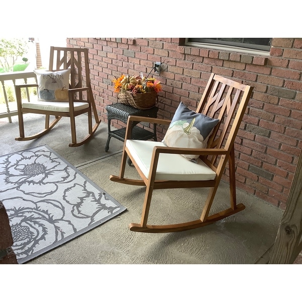 Nuna acacia clearance wood rocking chair