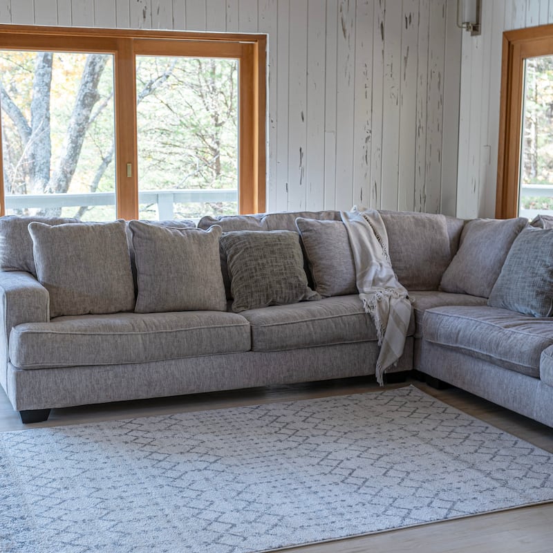 JONATHAN Y Modern HYPE Boho Vintage Diamond Area Rug