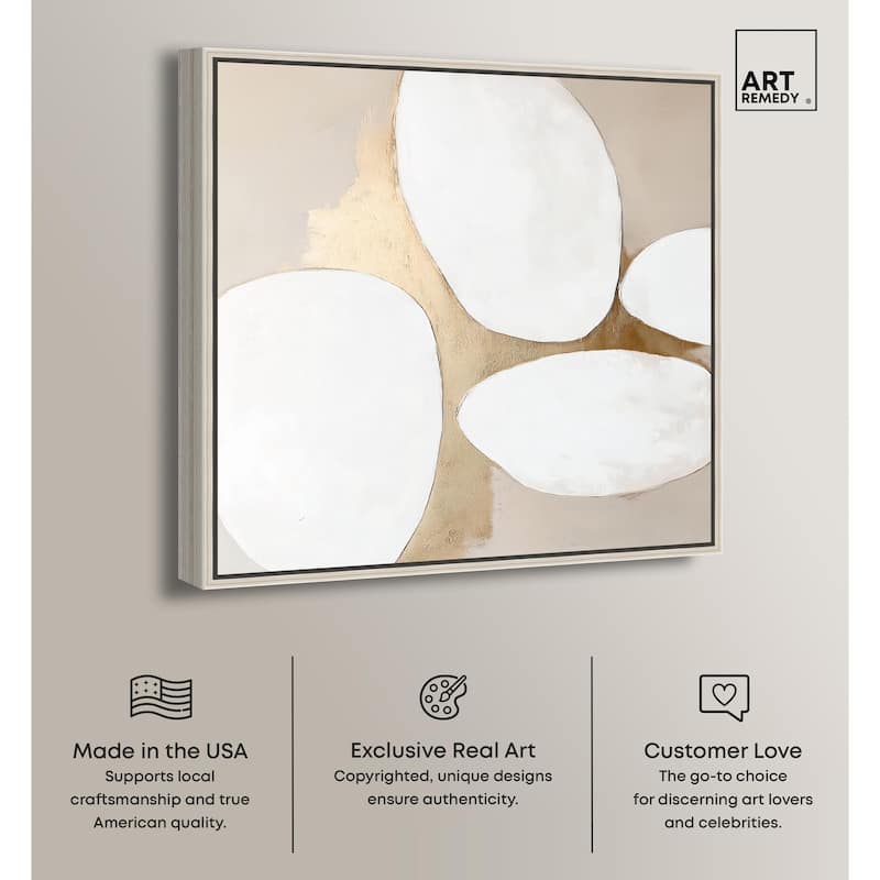 Stacked Stones III Canvas by Art Remedy